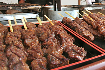 宮崎和牛串焼 500円